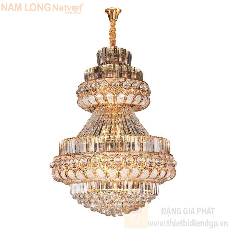 Đèn chùm pha lê cao cấp Ø800*H11050+500, E14*27 lamp, 303 crystals k9 type 1